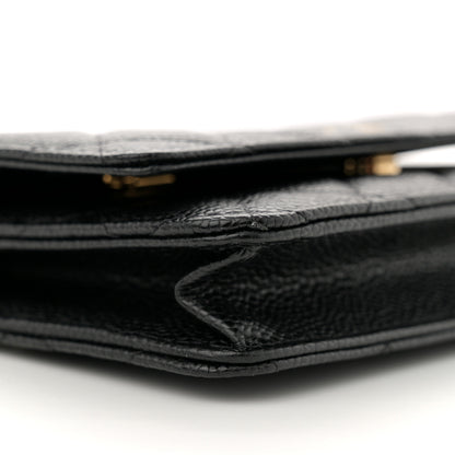 Chanel Caviar Quilted Wallet On Chain WOC Black 9 of 11