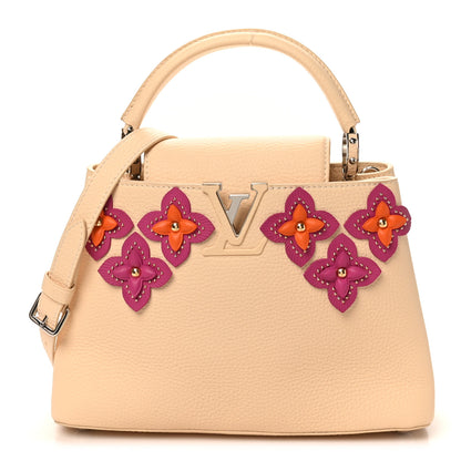 Louis Vuitton Taurillon Mechanical Flowers Capucines BB Dune 1 of 9