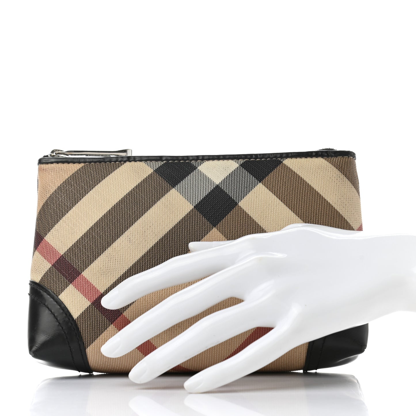 Nova Check Pouch Black