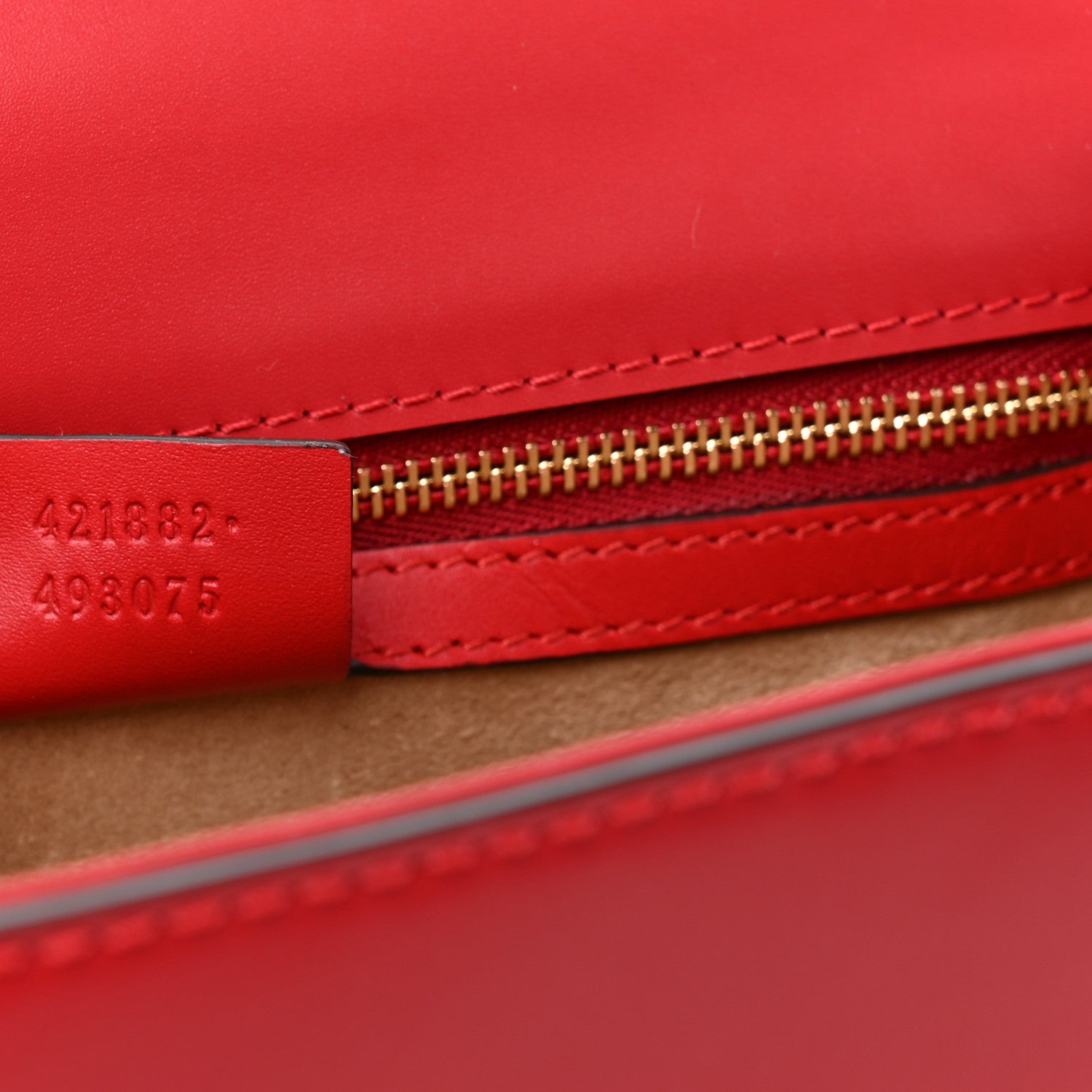 Gucci Calfskin Small Sylvie Shoulder Bag Hibiscus Red 7 of 13