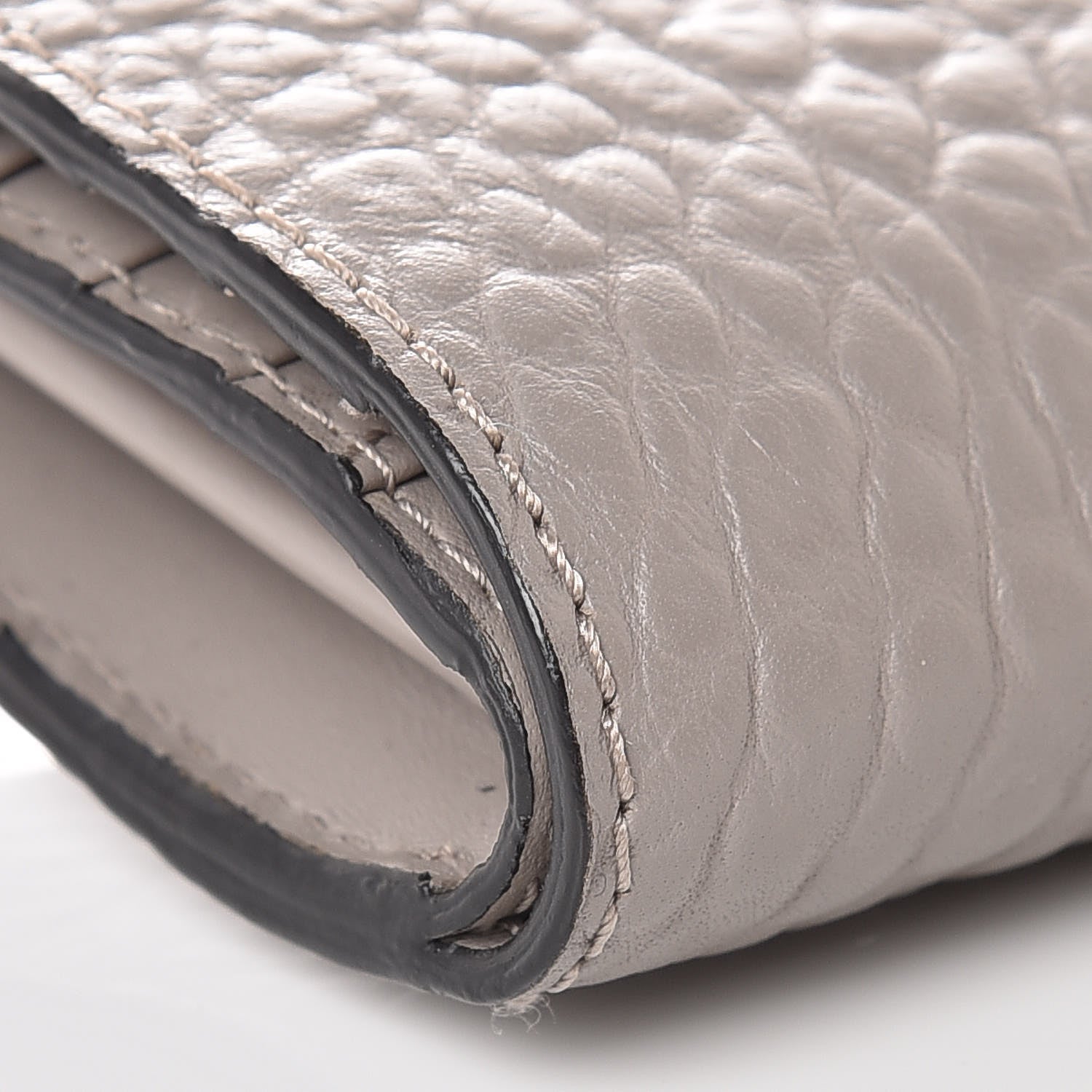 Burberry Heritage Grain Alvington Continental Wallet Pale Grey 5 of 10