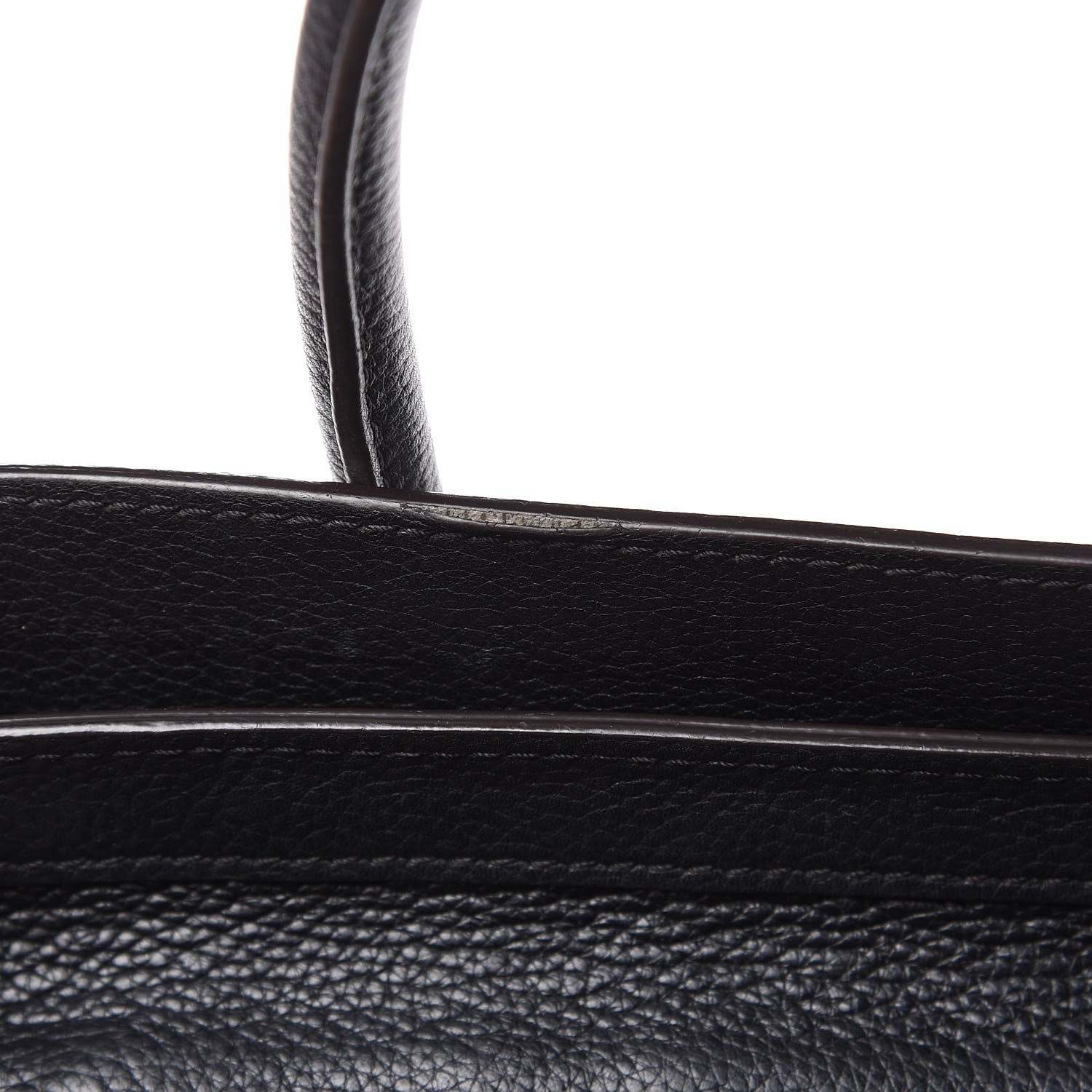 Celine Drummed Calfskin Micro Luggage Black 14 of 19