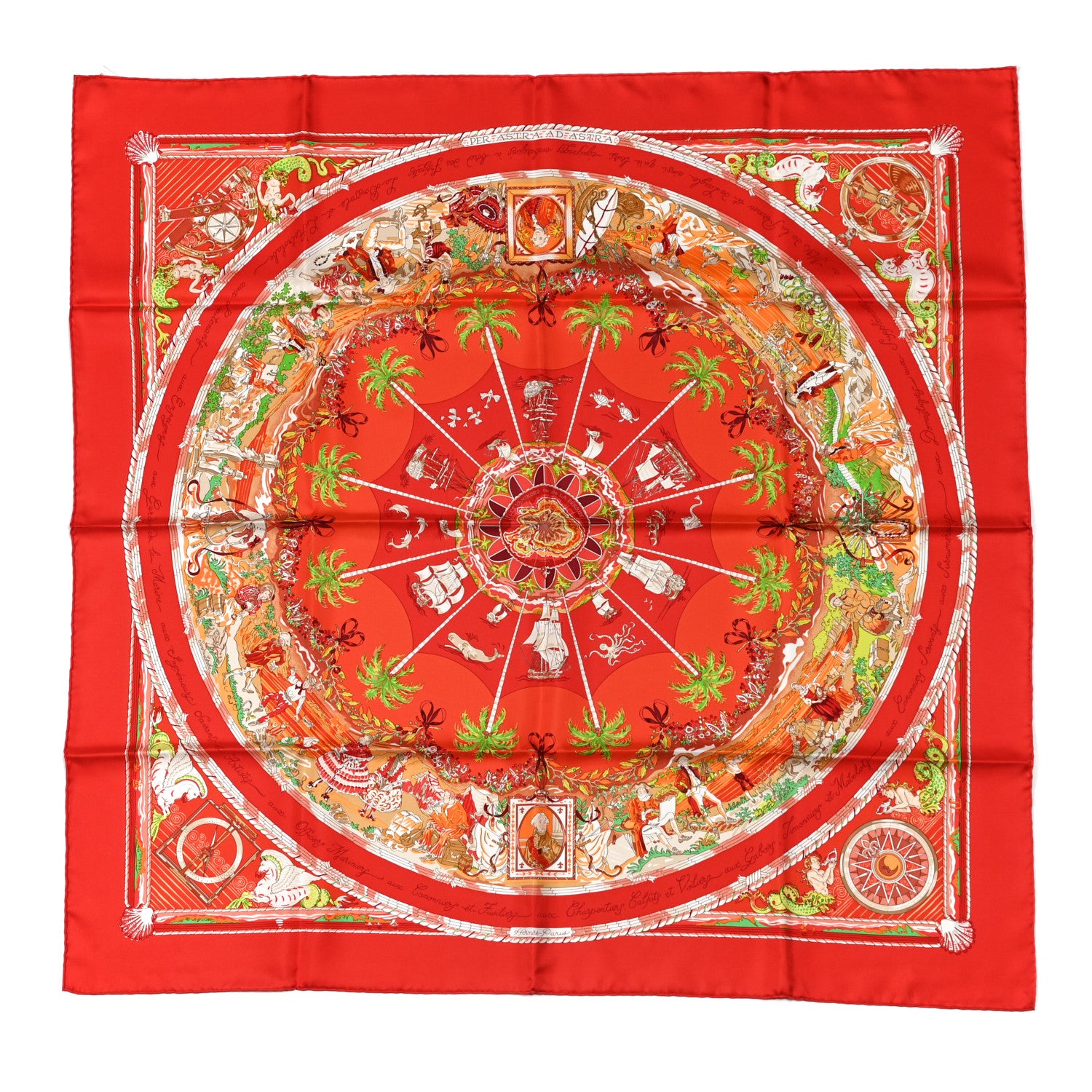 Hermes Silk Per Astra Ad Astra Scarf 90 1 of 6