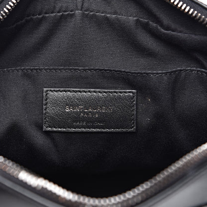 Saint Laurent Calfskin Matelasse Monogram Lou Camera Bag Black 7 of 14