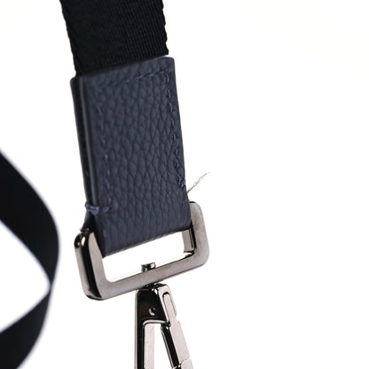 Christian Dior Grained Calfskin Double Zip Crossbody Pouch Blue 12 of 20