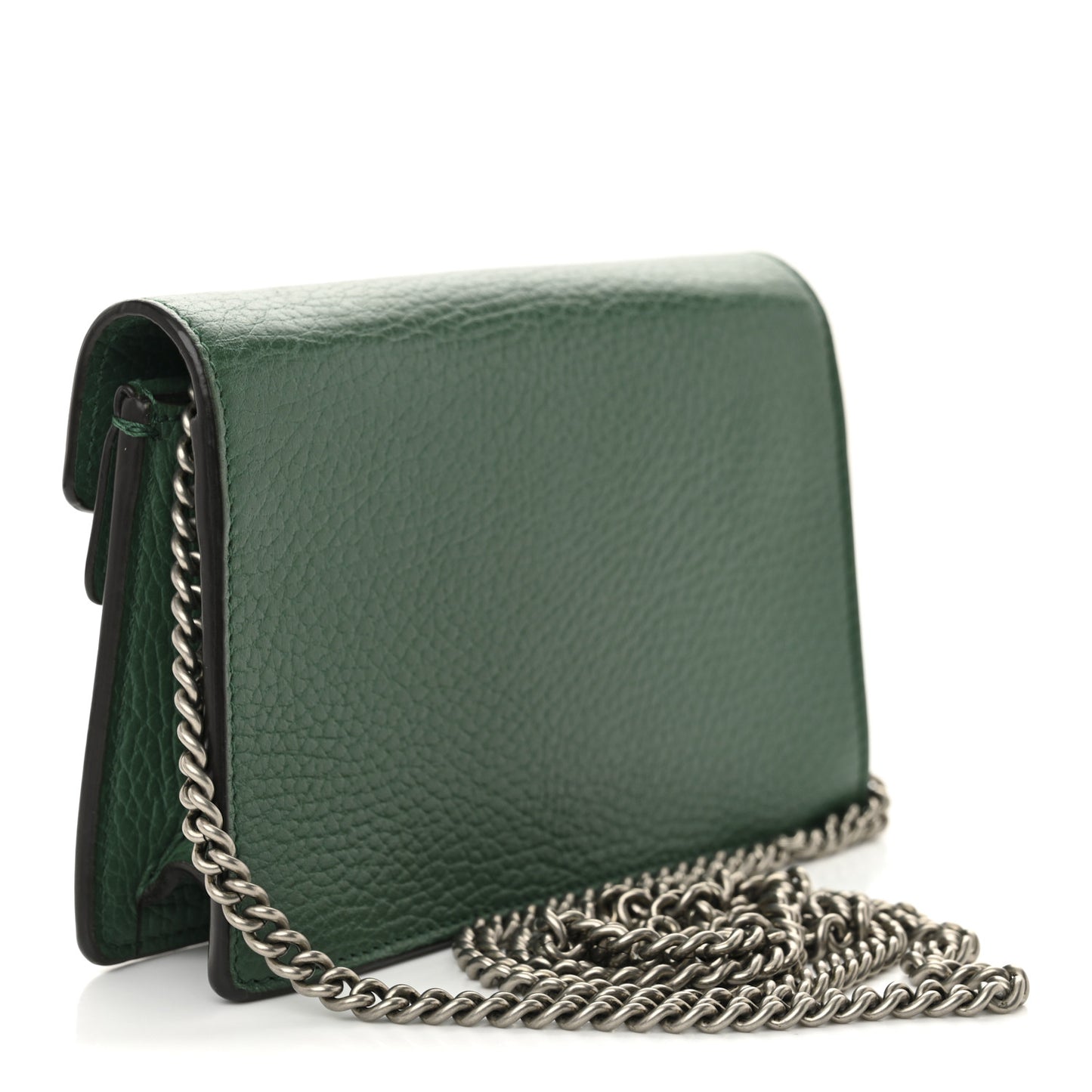 Dollar Calfskin Crystal Super Mini Dionysus Shoulder Bag Emerald