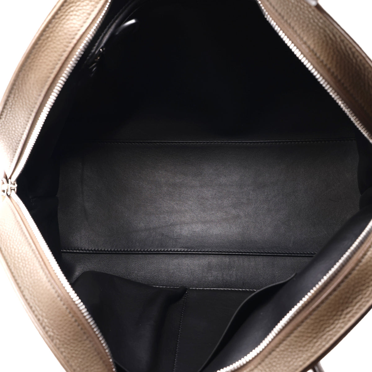 Matte Grained Calfskin Agnes Bag Truffle