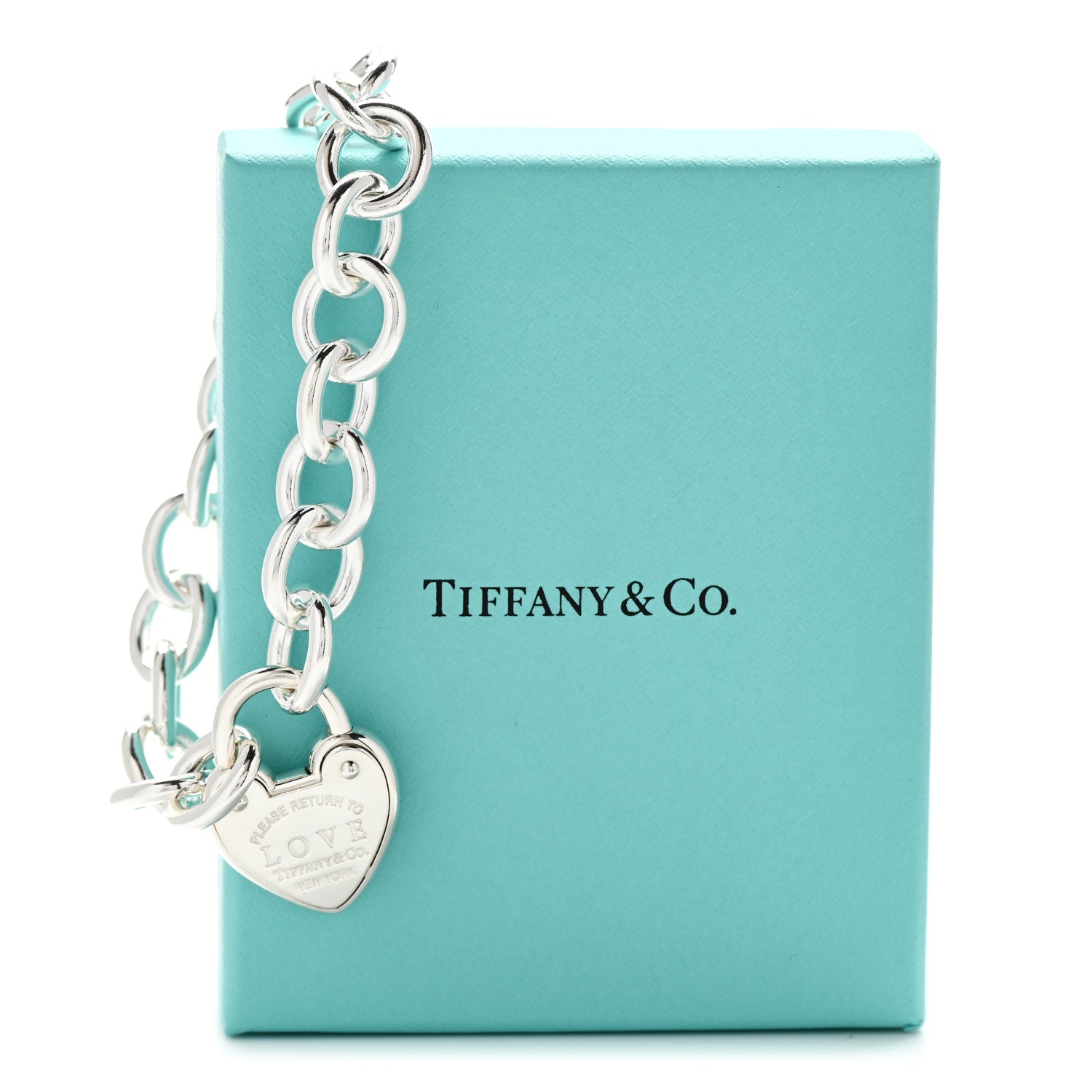 Tiffany Sterling Silver Return to Tiffany Love Lock Bracelet 7 of 7