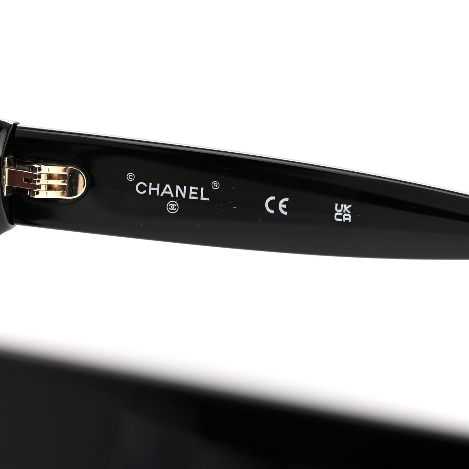 Chanel Acetate Square Sunglasses 71505-A Black Grey 5 of 6