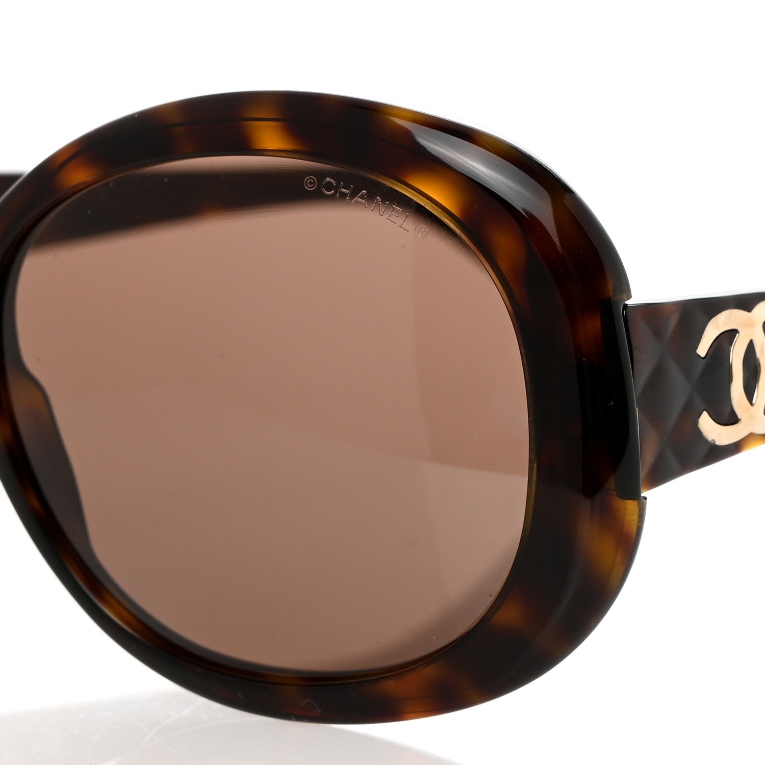 Chanel Quilted CC Sunglasses 5188 Tortoise 7 of 8