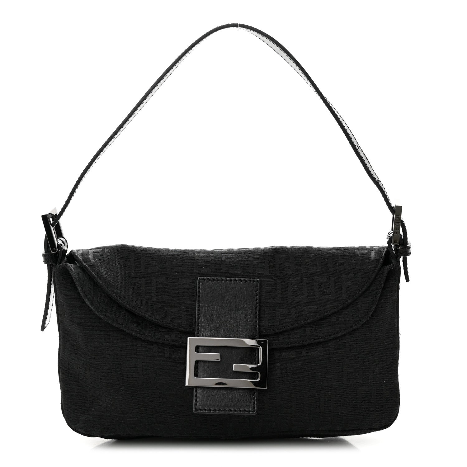 Fendi Zucchino Baguette Black 1 of 9