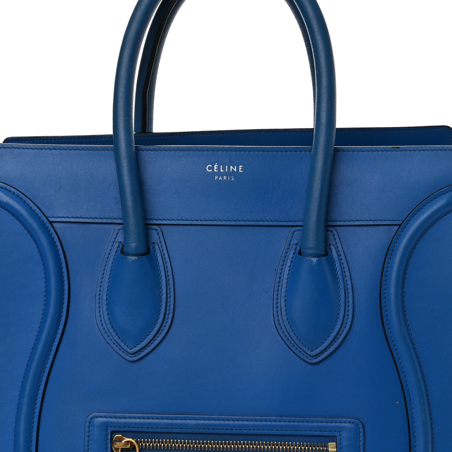 Smooth Calfskin Mini Luggage Royal Blue