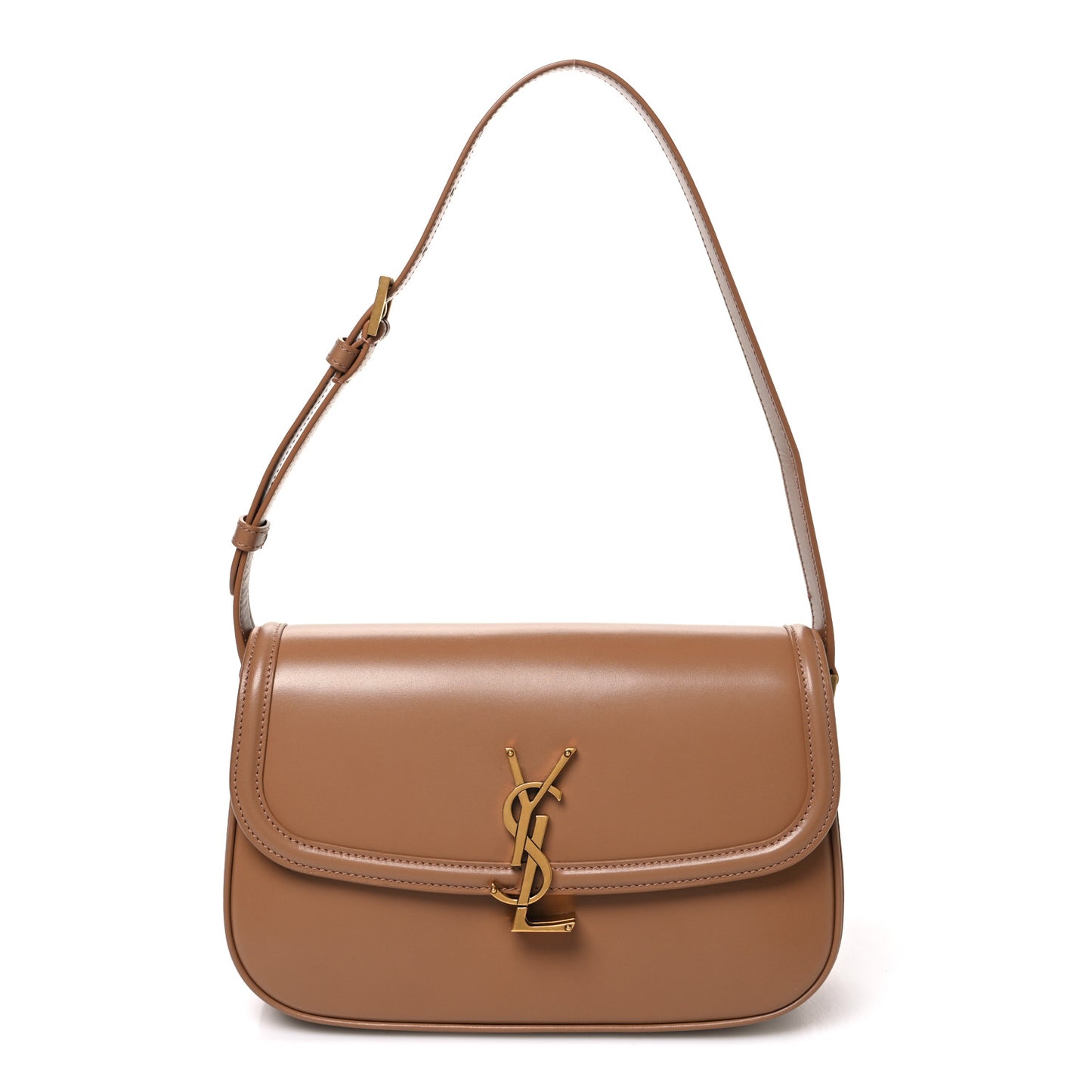 Soft Ultracalfskin Monogram Small Solferino Shoulder Bag New Hazelnut