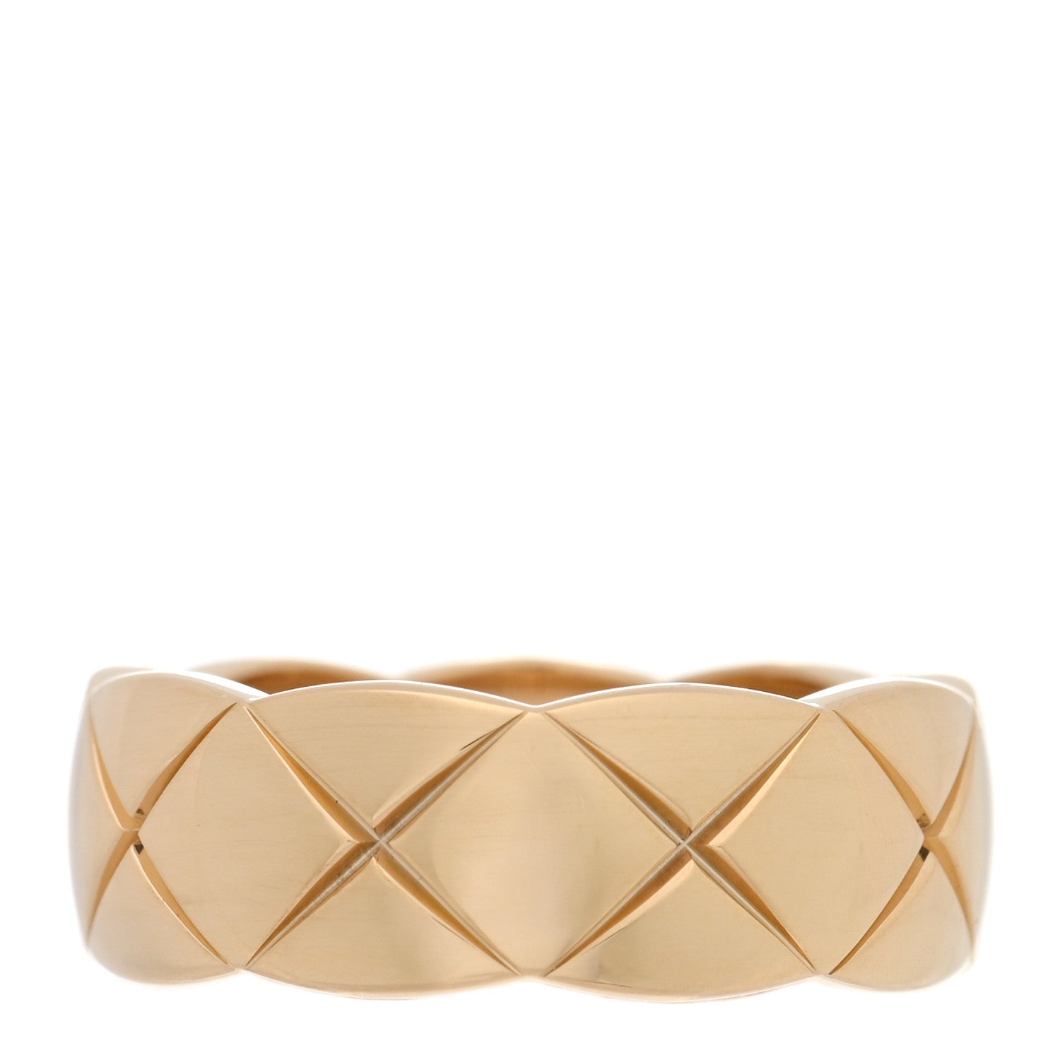 Chanel 18K Yellow Gold Small Coco Crush Ring 49 5 3 of 4