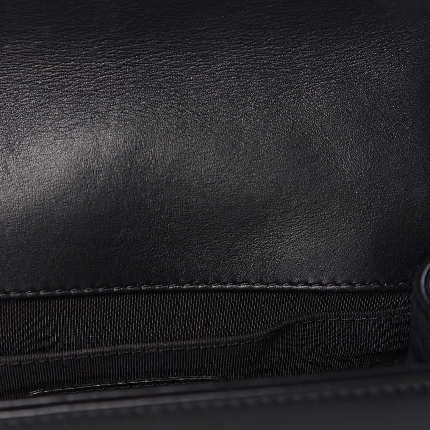 Tweed Calfskin Small Boy Flap Black