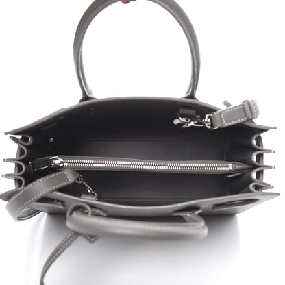 Saint Laurent Grained Calfskin Topstich Baby Sac De Jour Fog 6 of 13
