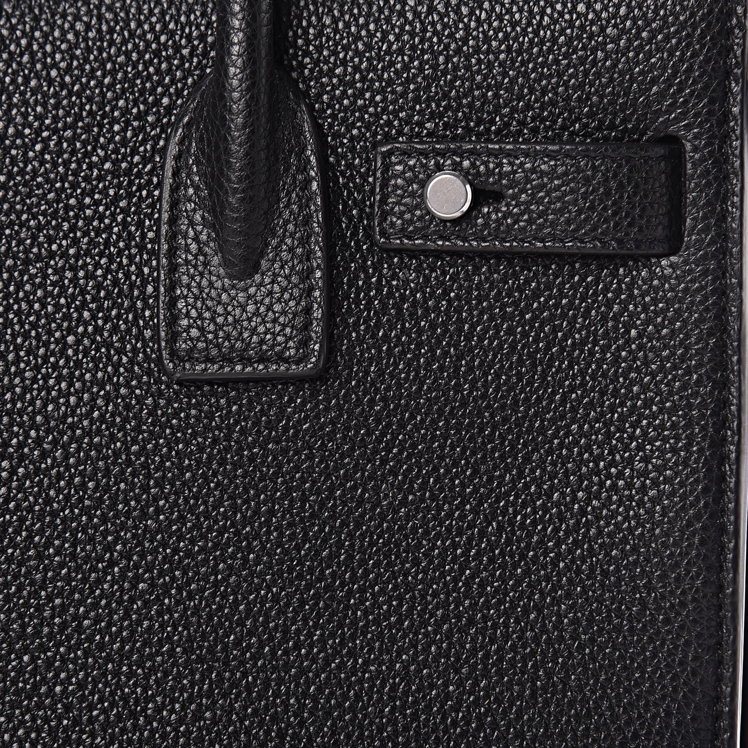 Saint Laurent Grained Calfskin Baby Sac De Jour Souple Black 11 of 11