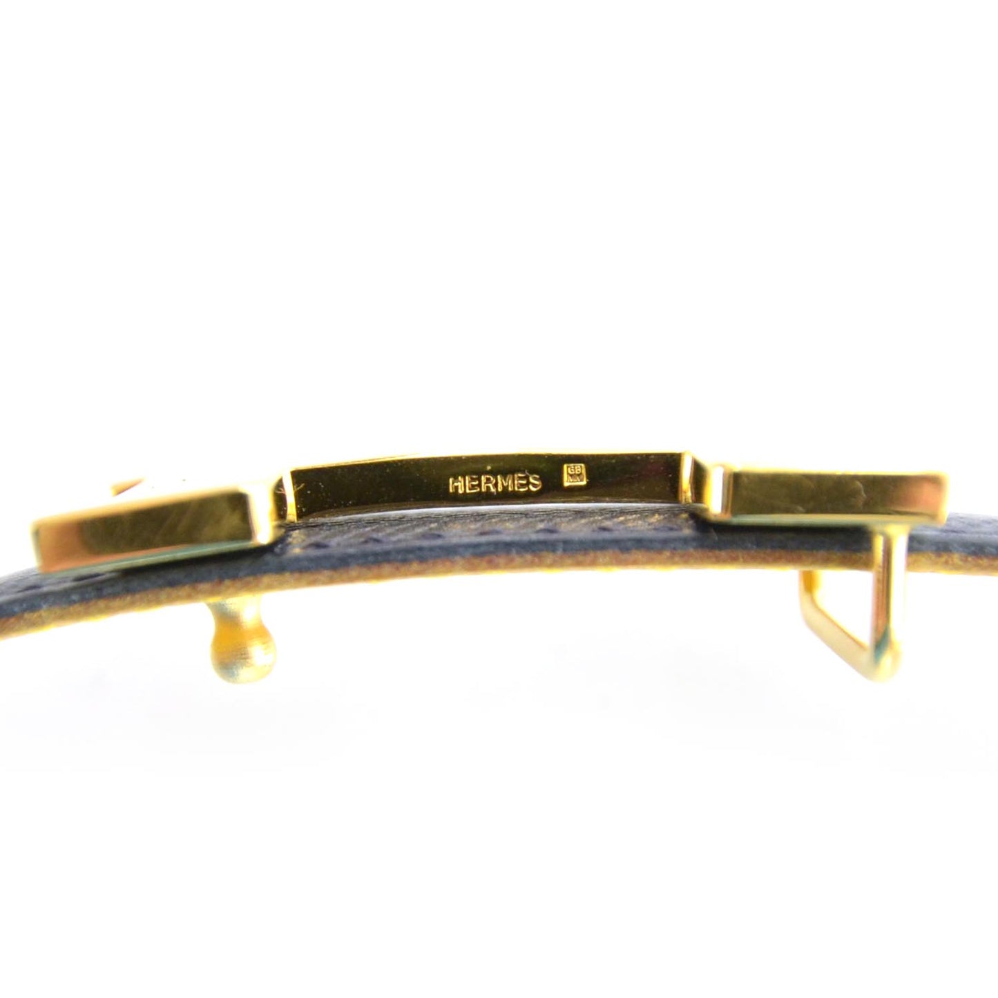 Courchevel Reversible H Belt 70 Black and Jaune
