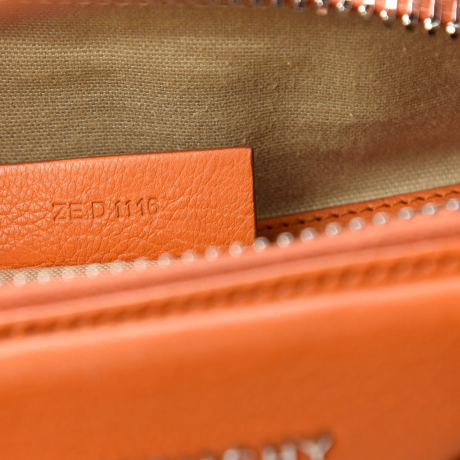Givenchy Sugar Goatskin Small Antigona Orange 9 of 10