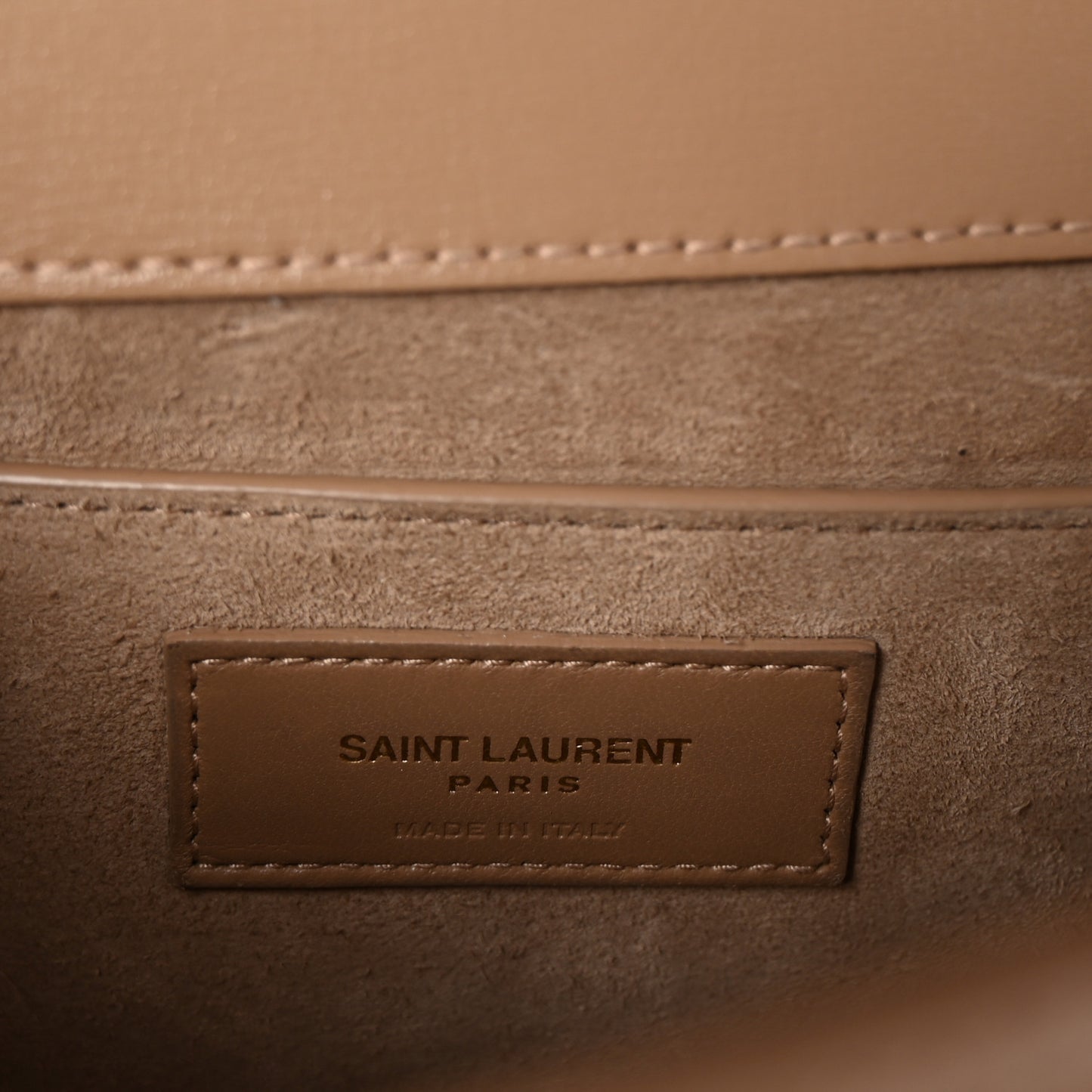 Smooth Calfskin Medium Monogram Sunset Satchel Satchel Fox