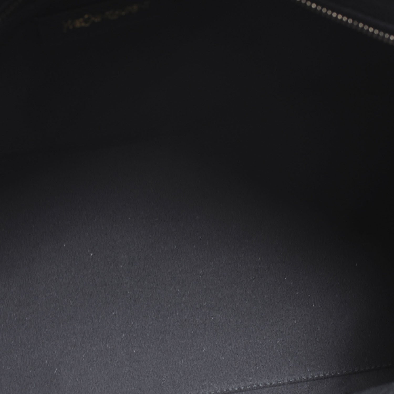 Saint Laurent Leather Large Cabas Chyc Black White 5 of 8