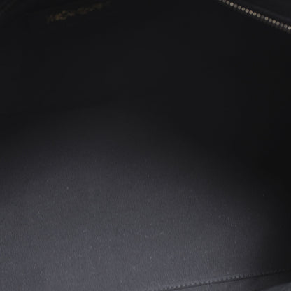 Saint Laurent Leather Large Cabas Chyc Black White 5 of 8