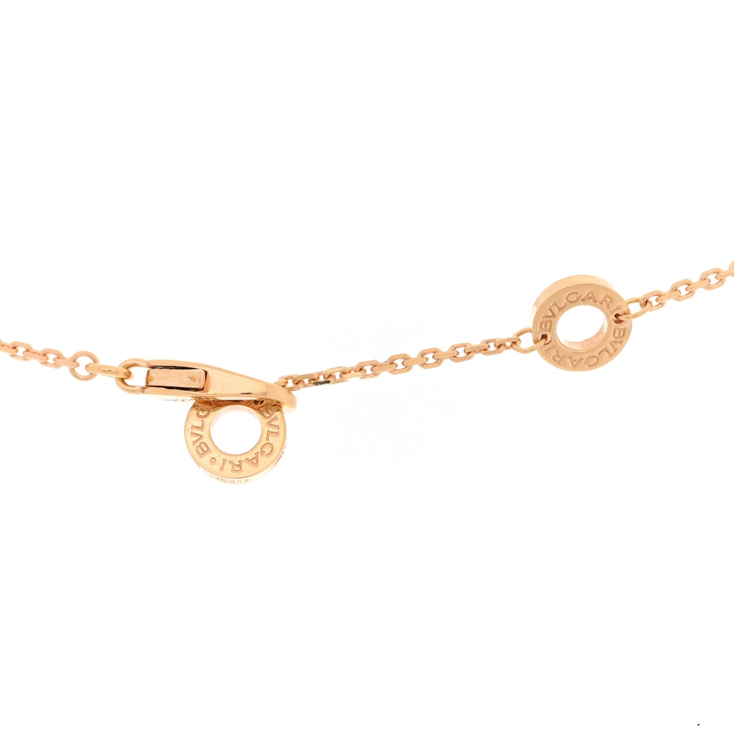 18K Rose Gold Diamond Mother of Pearl Divas' Dream Pendant Necklace