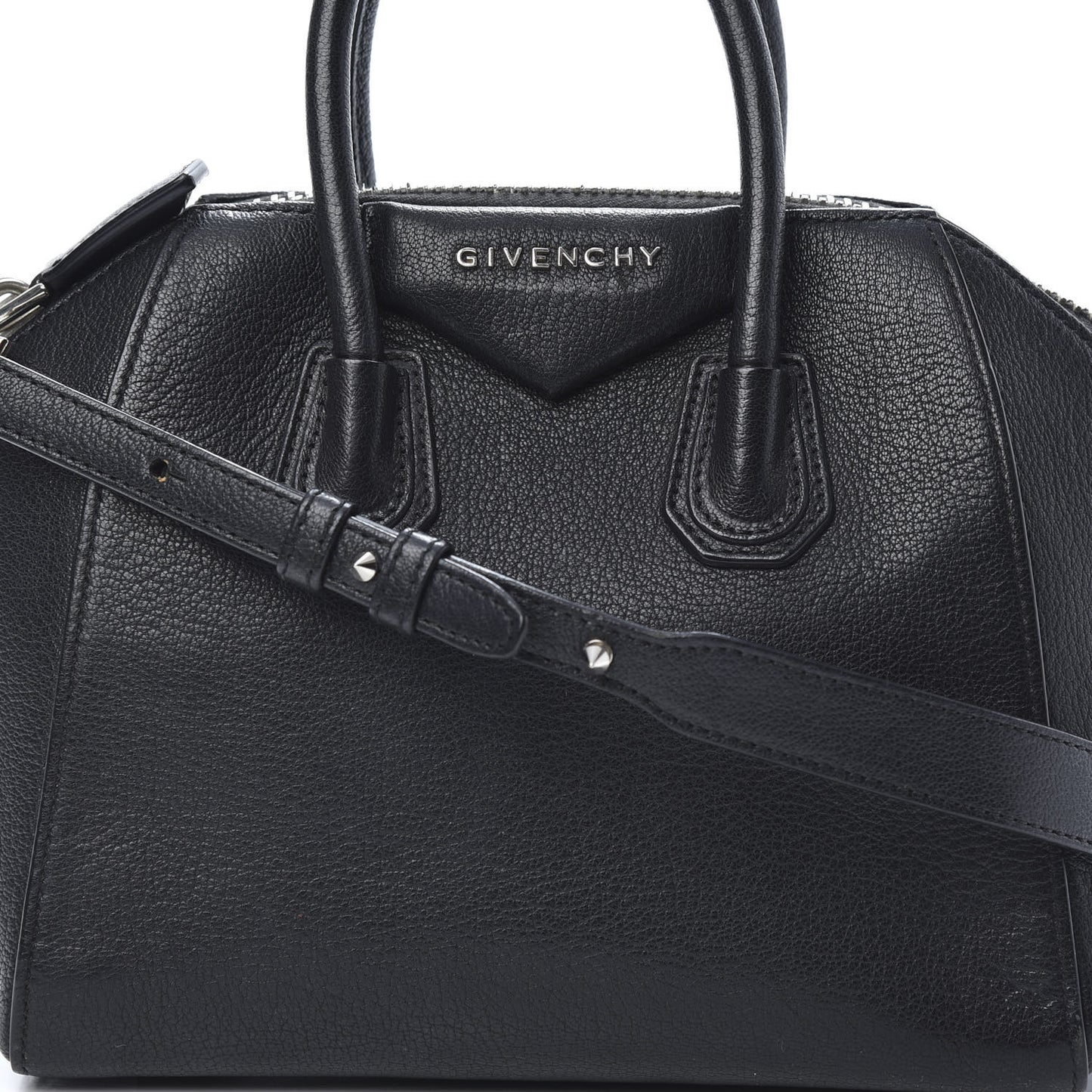 Sugar Goatskin Mini Antigona Black