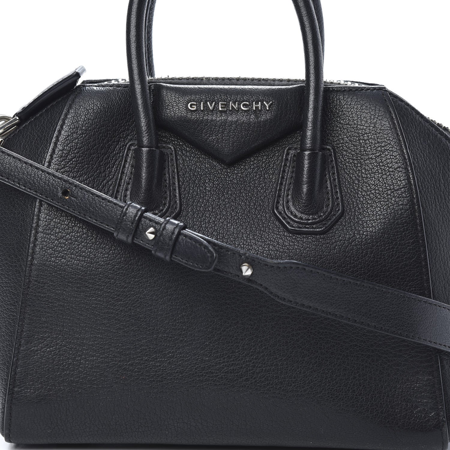Givenchy Sugar Goatskin Mini Antigona Black 8 of 12