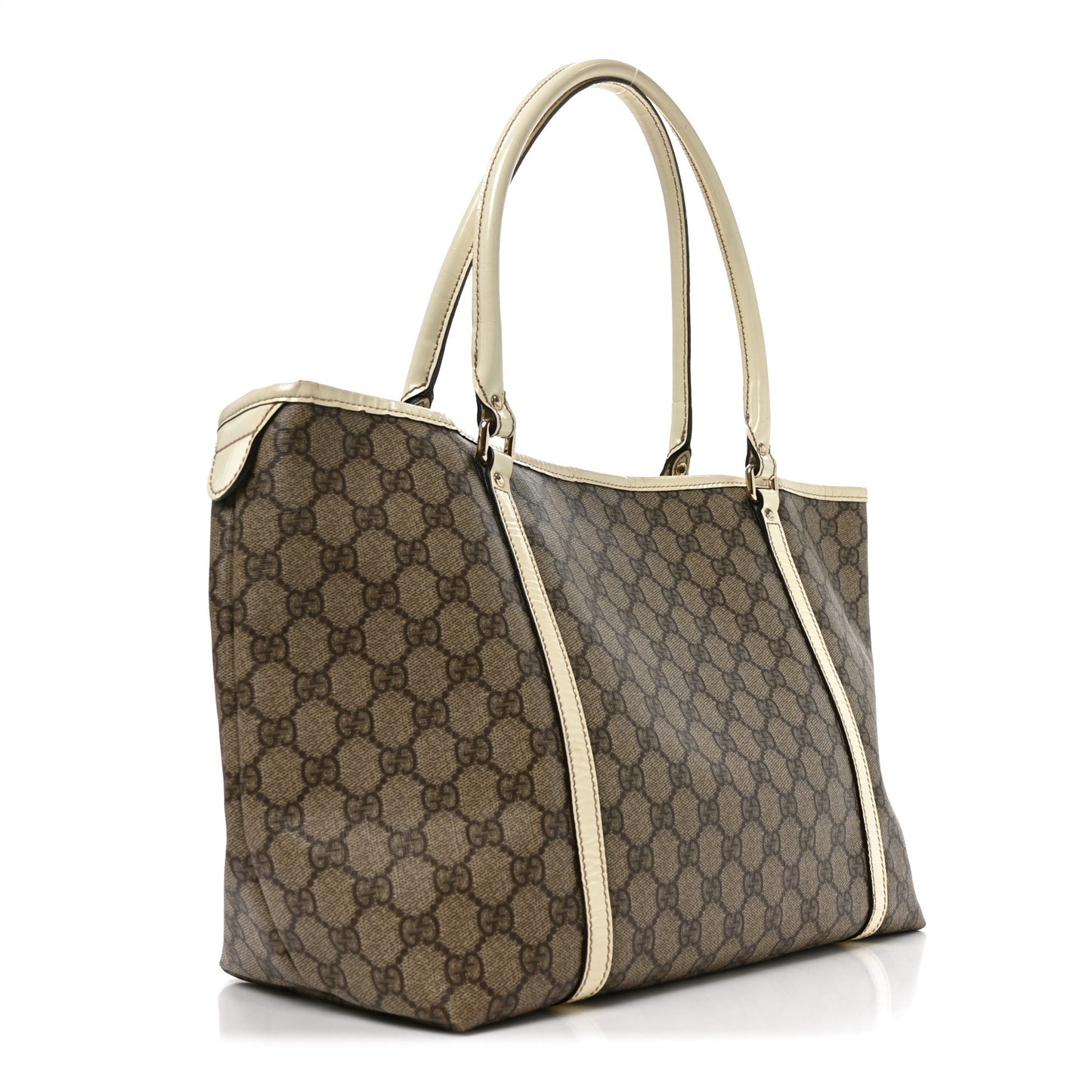GG Plus Monogram Medium Joy Tote Off White