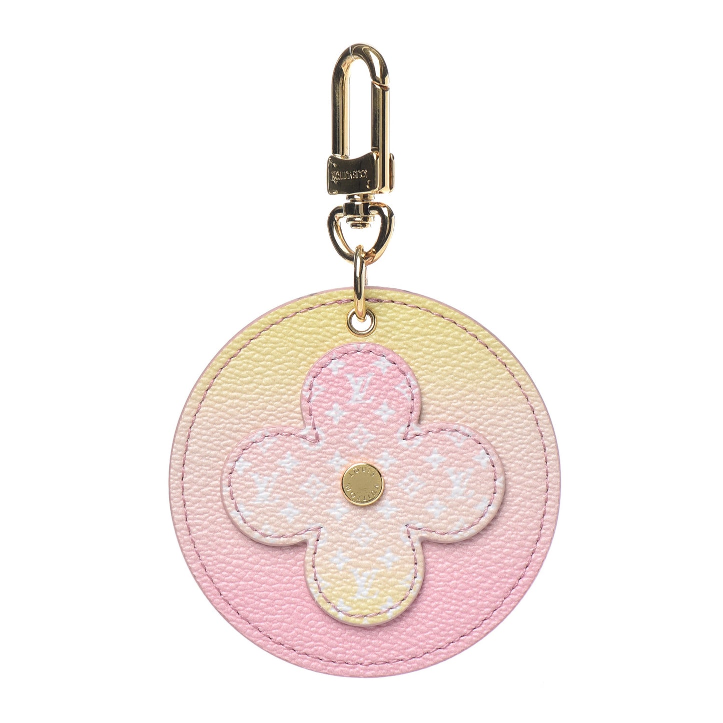 Monogram By The Pool Illustre Bag Charm Key Holder Light Pink