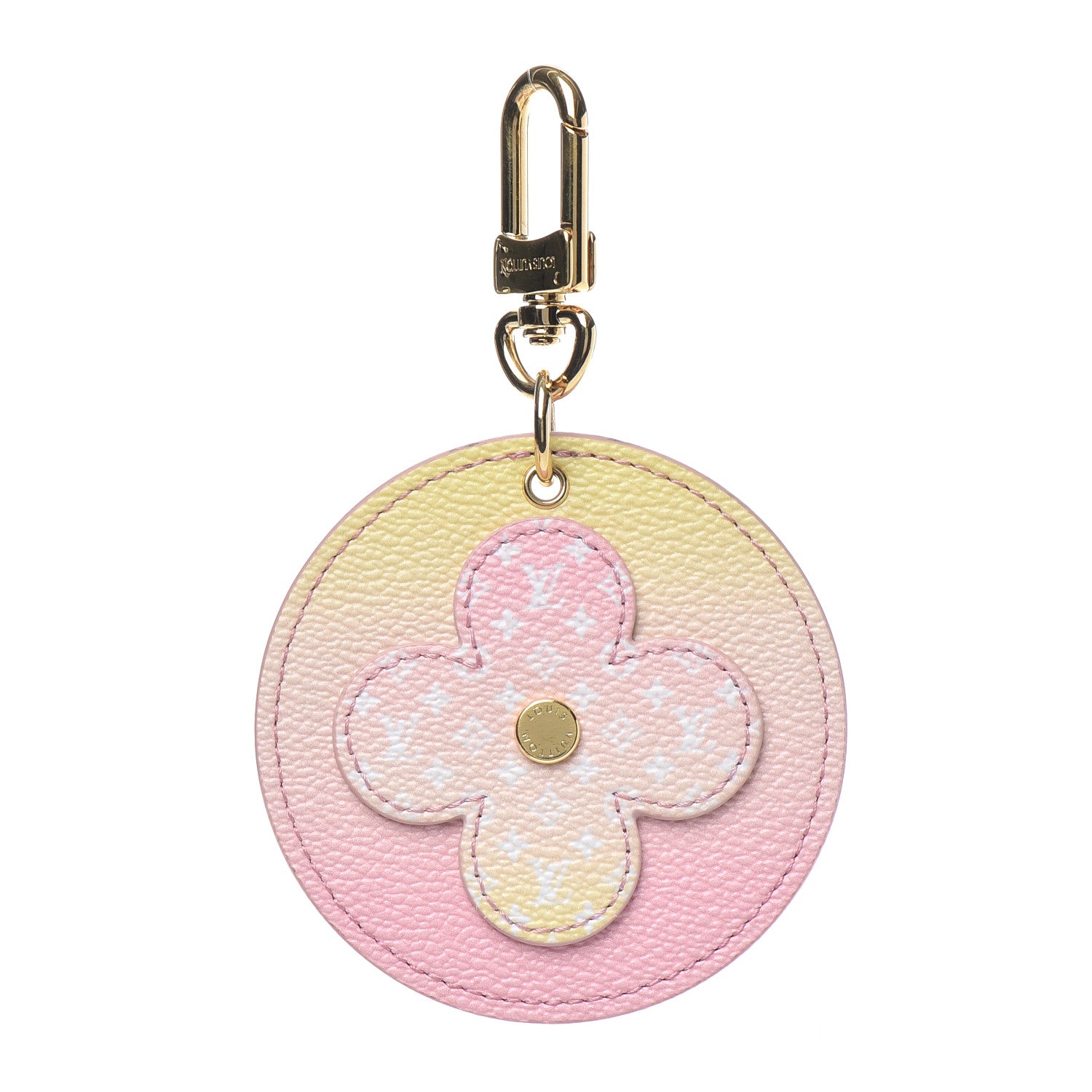 Louis Vuitton Monogram By The Pool Illustre Bag Charm Key Holder Light Pink 1 of 2