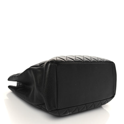 Chanel Caviar Quilted Grand Shopping Tote GST Black 4 of 9
