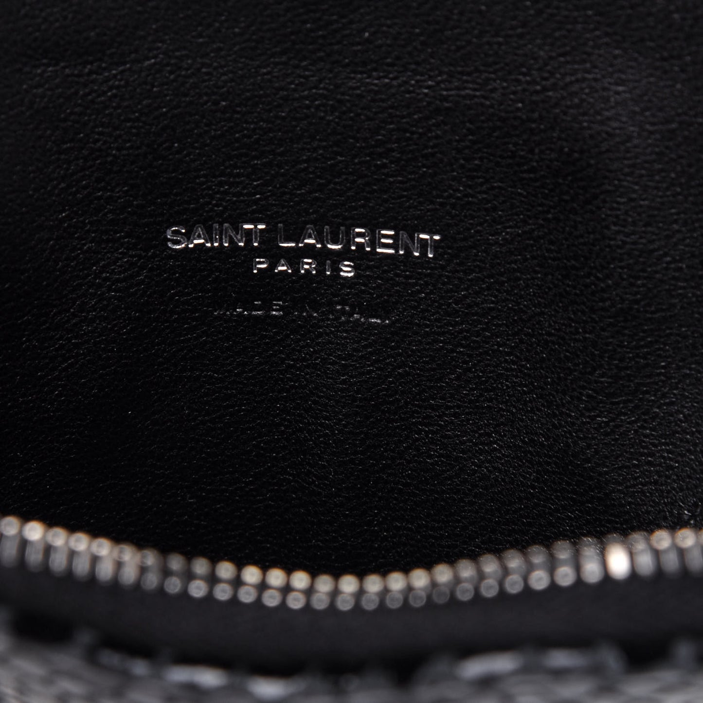 Calfskin Snakeskin Embossed Love Heart Belt Bag Black