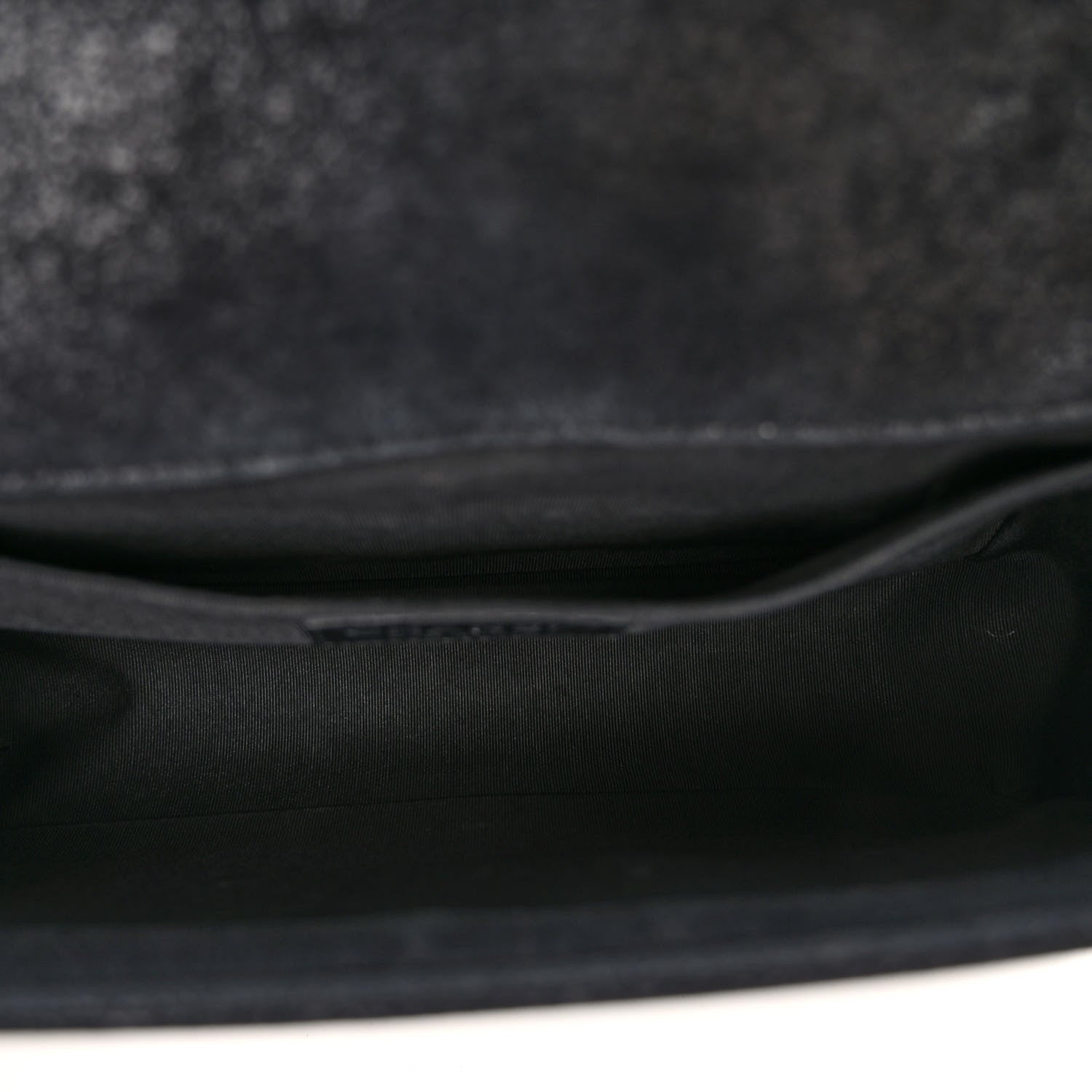 Chanel Nubuck Chesterfield Quilted Medium Celtic Boy Flap Black 5 of 10