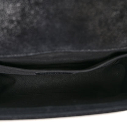 Chanel Nubuck Chesterfield Quilted Medium Celtic Boy Flap Black 5 of 10