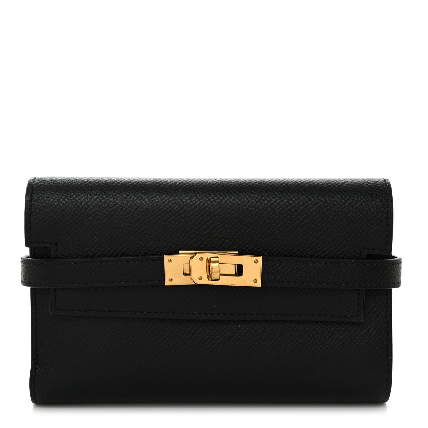 Epsom Medium Kelly Wallet Black
