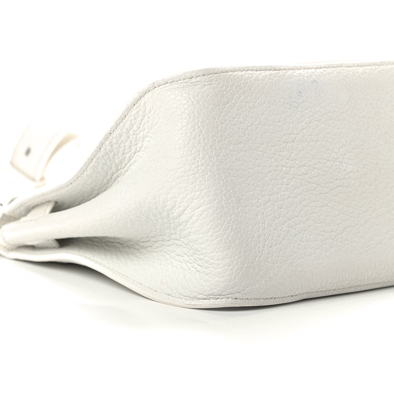 Hermes Taurillon Clemence Jypsiere 28 White 5 of 13