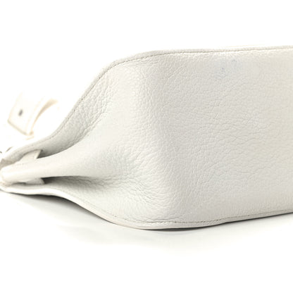 Hermes Taurillon Clemence Jypsiere 28 White 5 of 13