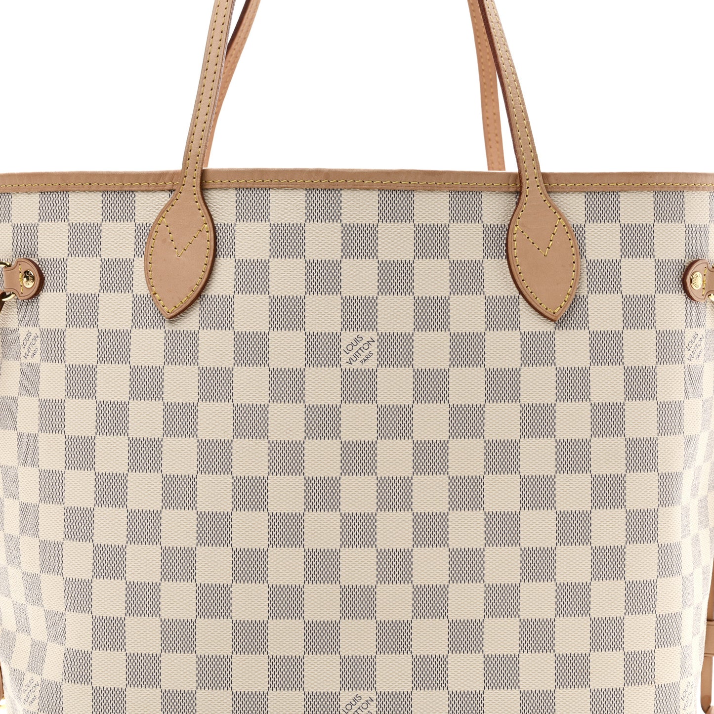 Damier Azur Neo Neverfull MM Rose Ballerine