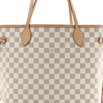 Louis Vuitton Damier Azur Neo Neverfull MM Rose Ballerine 8 of 12