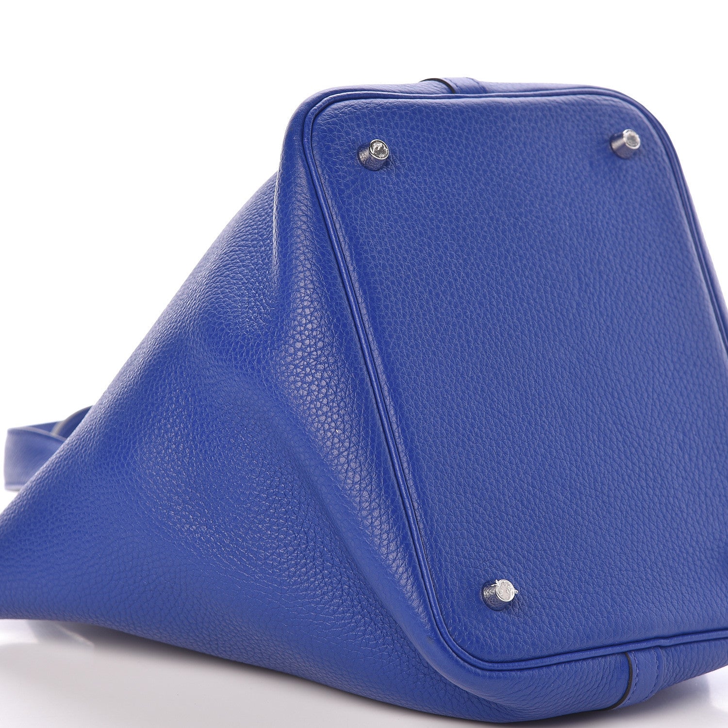 Hermes Taurillon Clemence Picotin Lock 22 MM Bleu Electrique 8 of 9