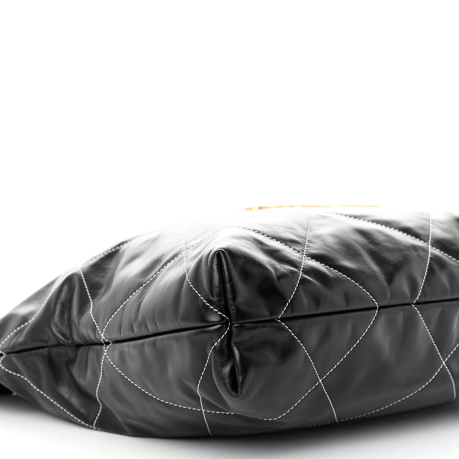 Chanel Shiny Calfskin Quilted Chanel 22 Black 10 of 12