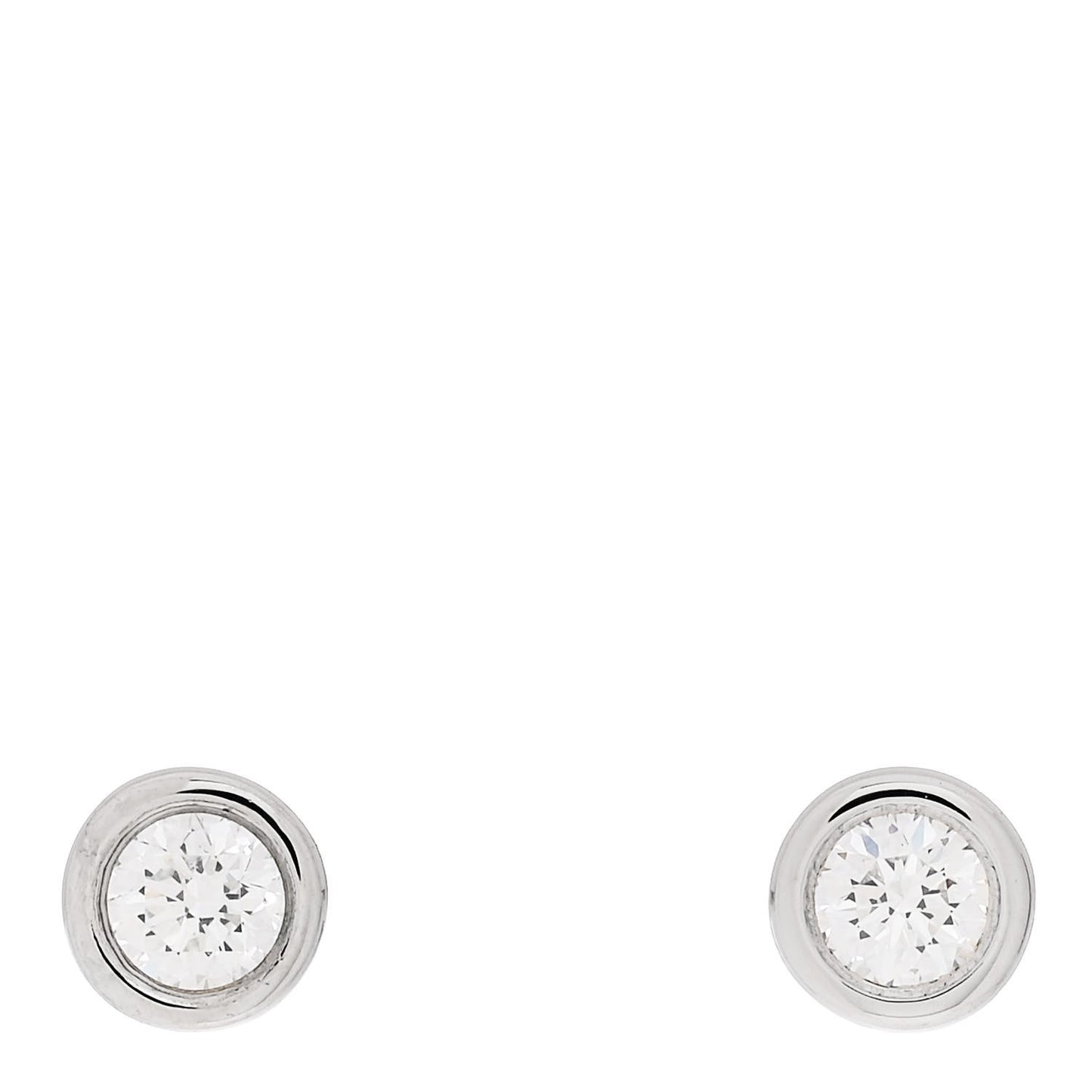 Platinum Diamond .20ctw Elsa Peretti Diamonds By The Yard Earrings