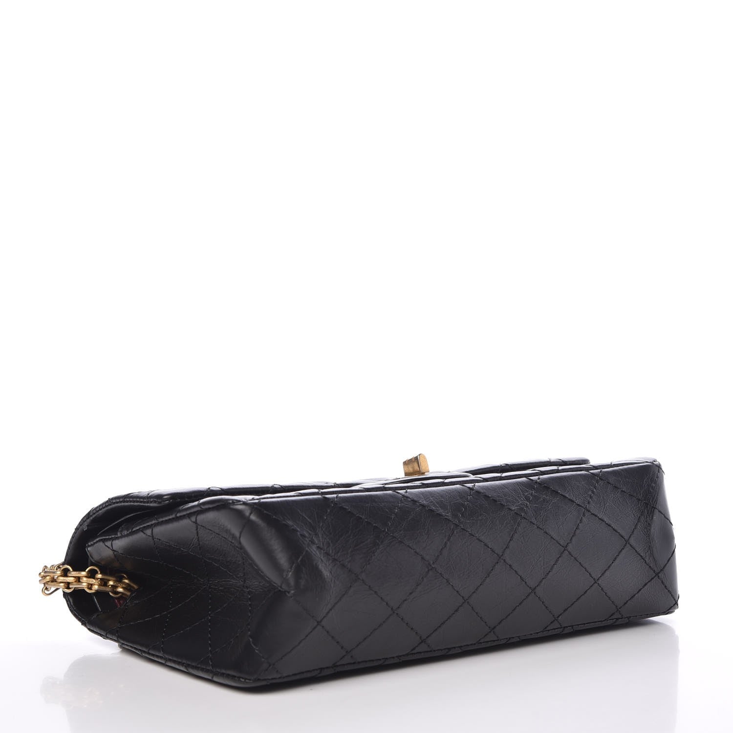 Chanel Aged Calfskin Quilted 2.55 Reissue 225 Flap Black 5 of 9