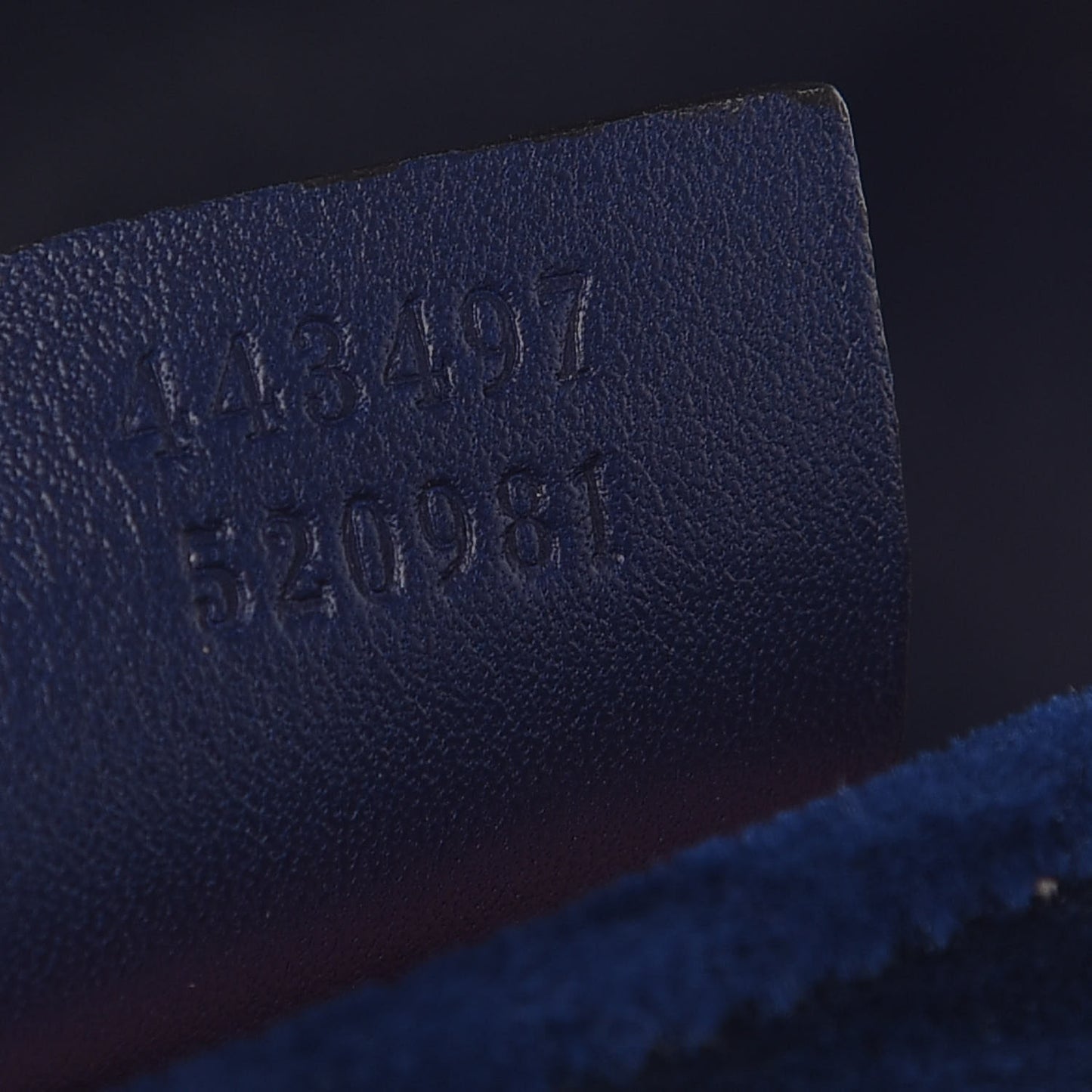Velvet Matelasse Small GG Marmont Shoulder Bag Cobalt Blue