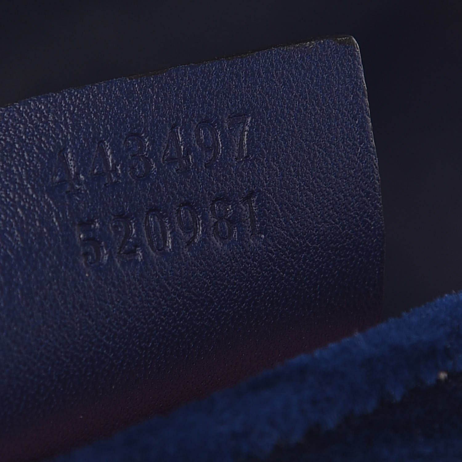 Gucci Velvet Matelasse Small GG Marmont Shoulder Bag Cobalt Blue 6 of 10