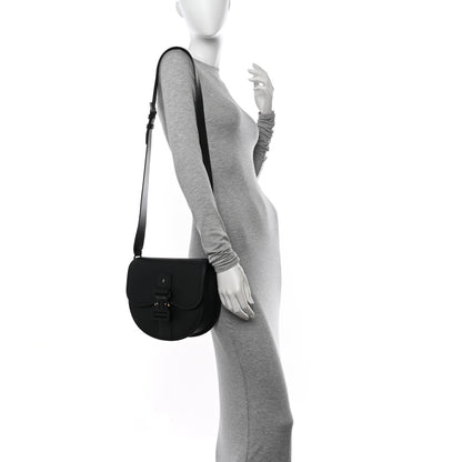 Christian Dior Grained Calfskin Gallop Bag With Strap Black 2 of 9