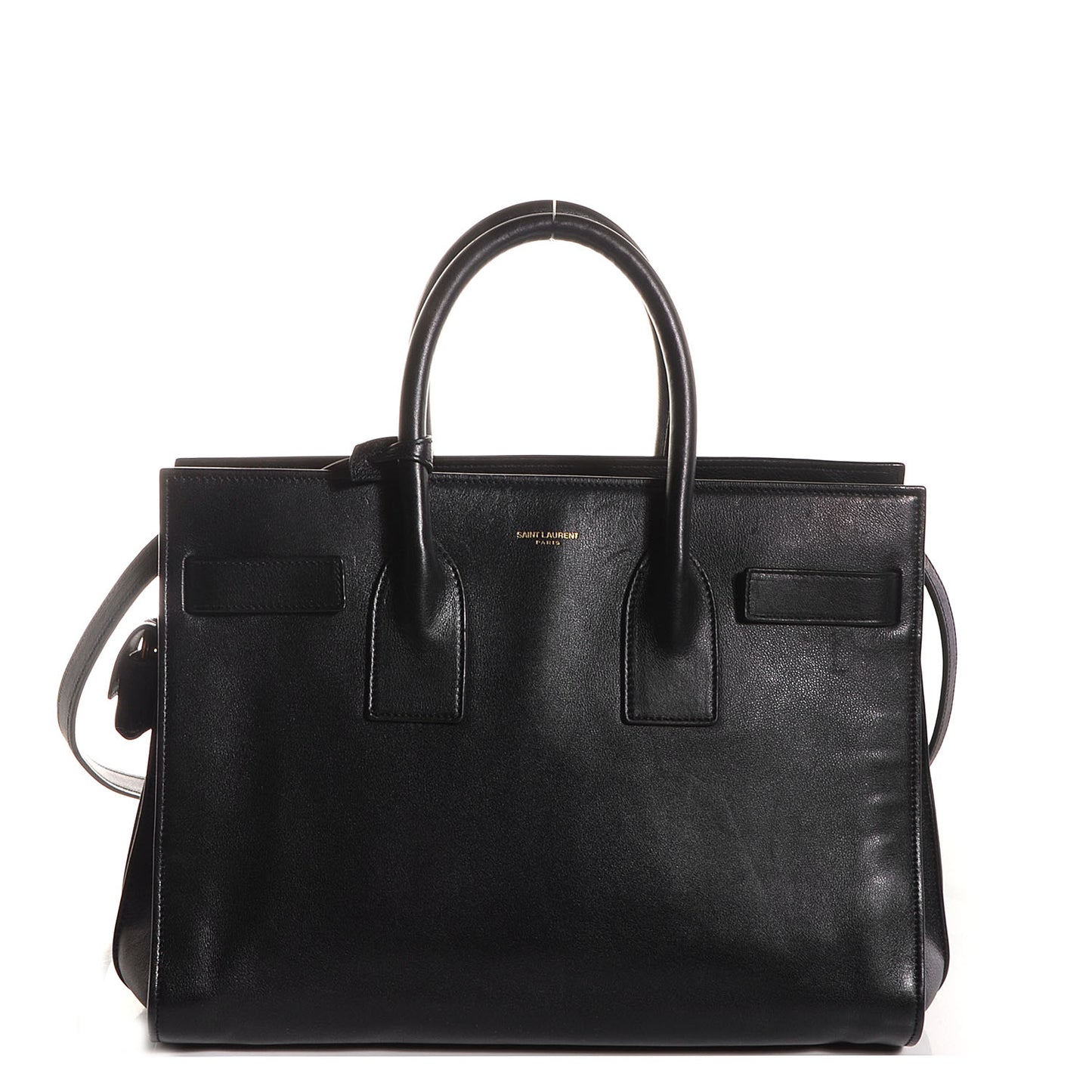 Calfskin Small Sac De Jour Black