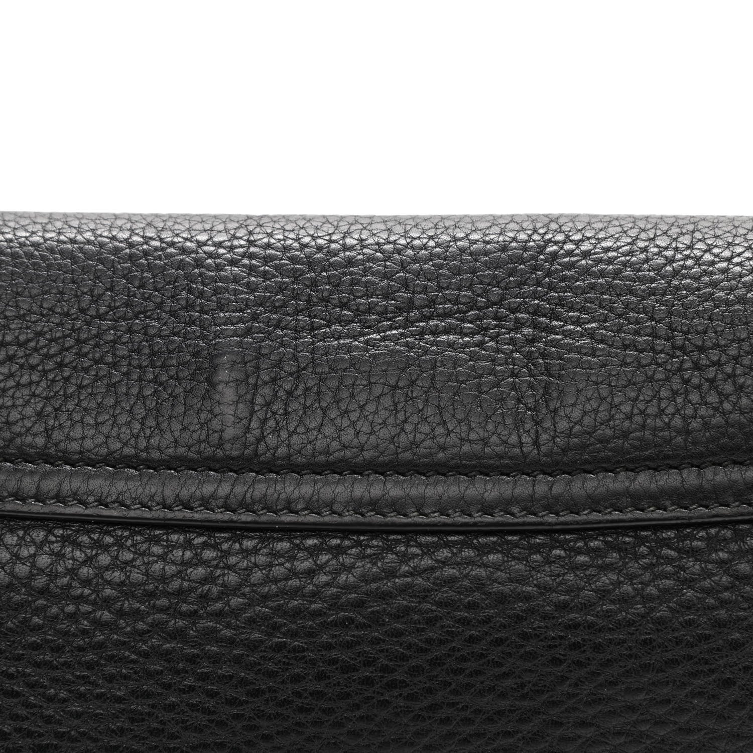 Gucci Pebbled Calfskin Medium Soho Flap Crossbody Black 13 of 16